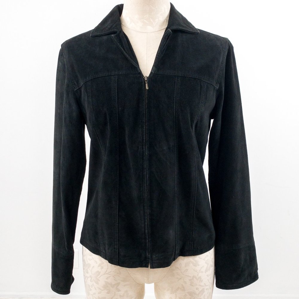 Vintage Pendleton S Suede Leather Jacket Vintage Black